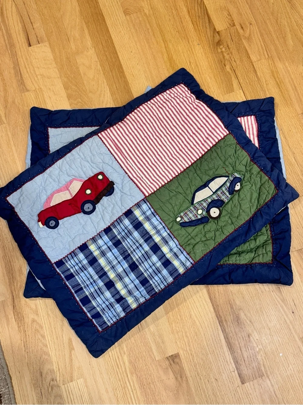 Pottery Barn Kids | Set of 2 Car Cars Standard Quilted Sham